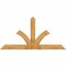 Ekena Millwork Richland Rough Sawn Timber Gable Bracket, Western Red Cedar, 84"W x 42"H x 4"D x 6"F, 12/12 Pitch GBW084X42X0406RIC00RWR - alternate 1